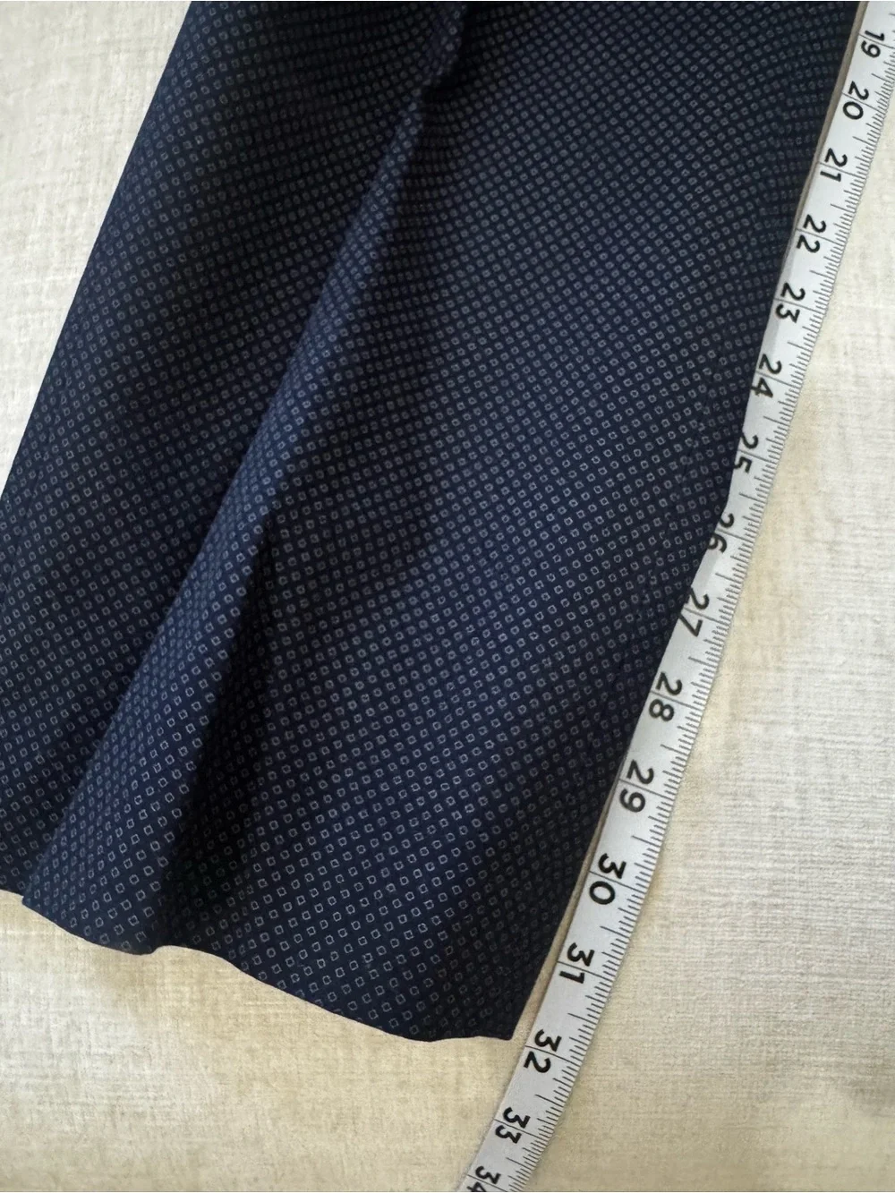 J. Crew Blue/Navy Microdot Slim Dress Pants